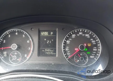 2012 Volkswagen Passat 2.5L S z USA, uszkodzony, nr VIN 1VWAP7A33CC074594